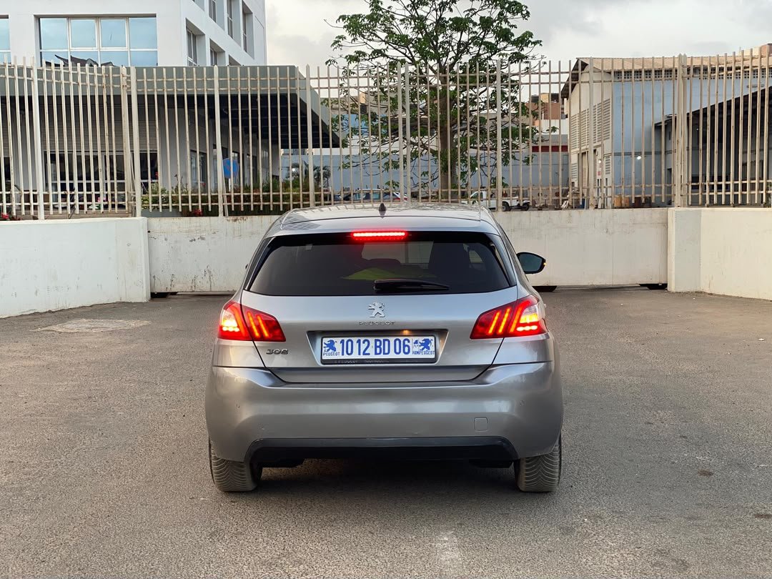 Peugeot 308 vue arrière complète